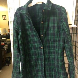 Green plaid with silver threading Alter’d State